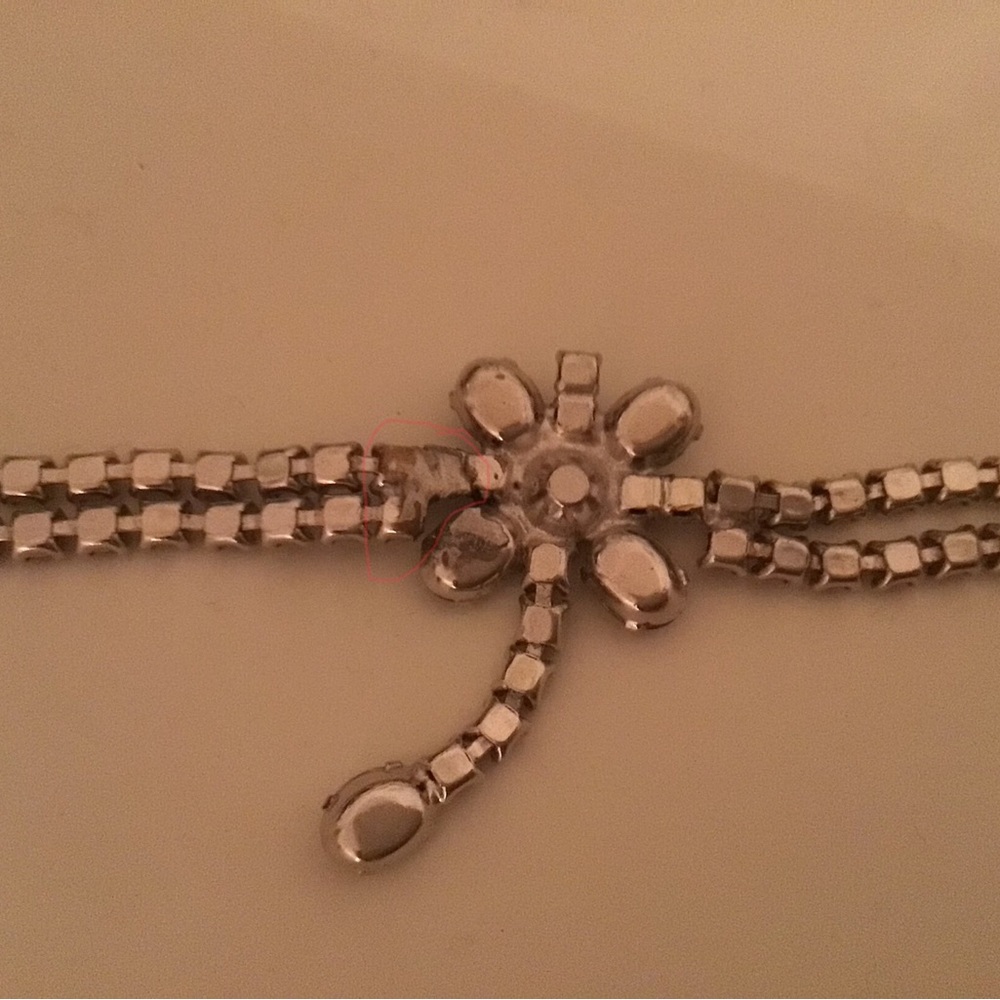 Vintage costume jewelry—double-choker necklace. - Picture 11 of 11